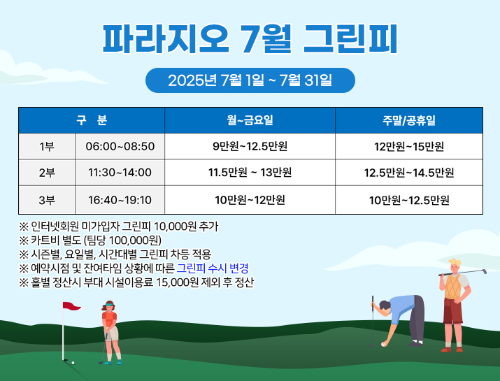 7월 그린피